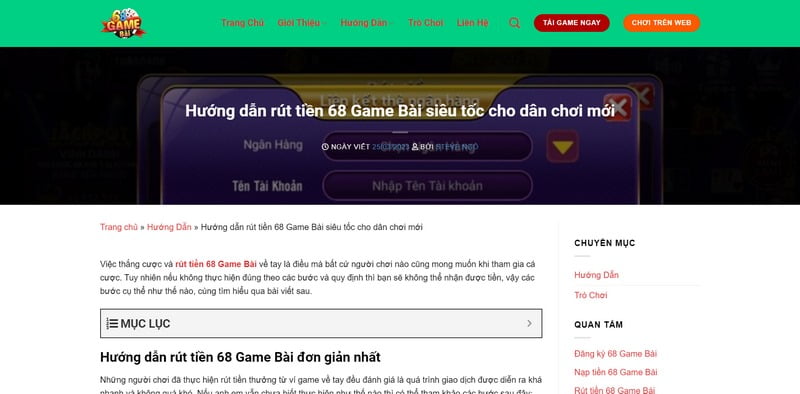Thiên đường game trực tuyến hạng 77Win - 77Win