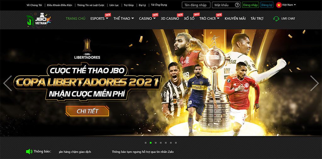 Thông tin hỗ trợ trang web Vnbet Games - Vnbet